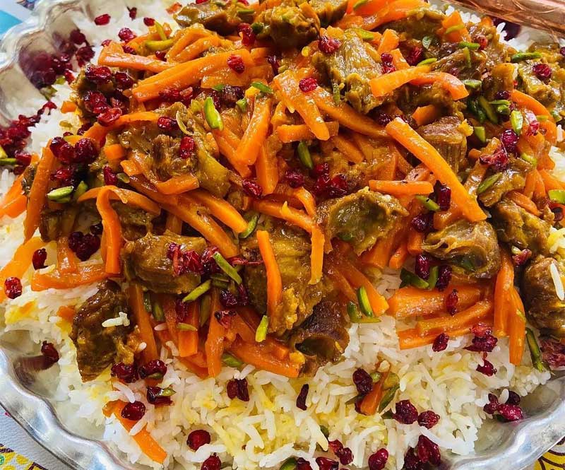 هویج پلو